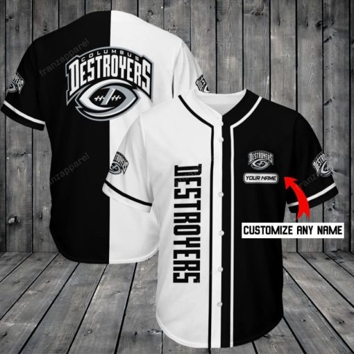 Columbus Destroyers Personalized Baseball Jersey Shirt 204