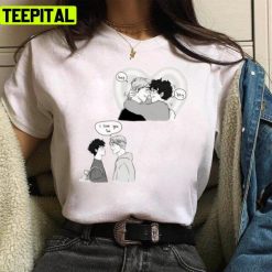 Comic Illustration Of Heartstopper Charlie And Nick Unisex T-Shirt