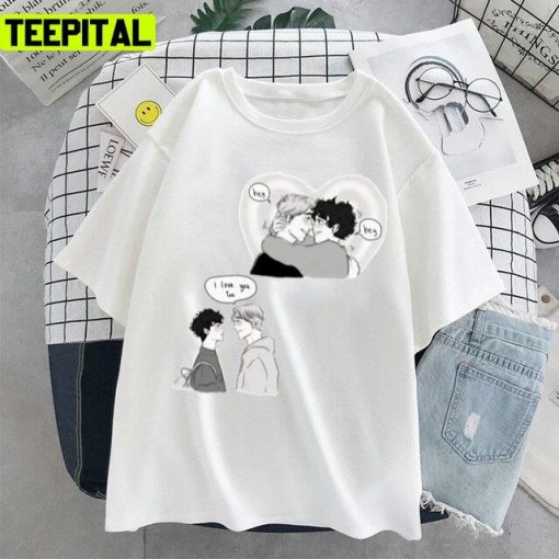 Comic Illustration Of Heartstopper Charlie And Nick Unisex T-Shirt