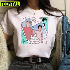 Comic Nick And Charlie Heartstopper Design Unisex T-Shirt