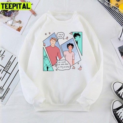 Comic Nick And Charlie Heartstopper Design Unisex T-Shirt