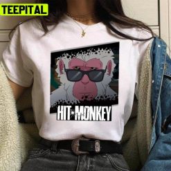 Cool Hit Monkey Wearing Sunglasses Design Unisex T-Shirt