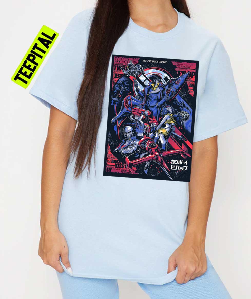 Vintage Cowboy Bebop, Anime Unisex T-Shirt – Teepital – Everyday New  Aesthetic Designs