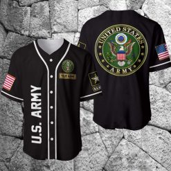 Custom Personalized Name B&ampampw Us Army Baseball Jersey