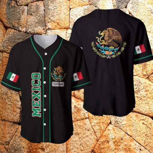 Custom Personalized Name Mexico Baseball Jersey