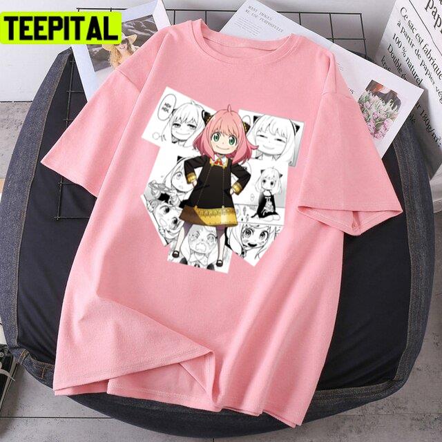 Cute Anya Meme Face Spy X Family Anime Unisex T-Shirt – Teepital – Everyday  New Aesthetic Designs