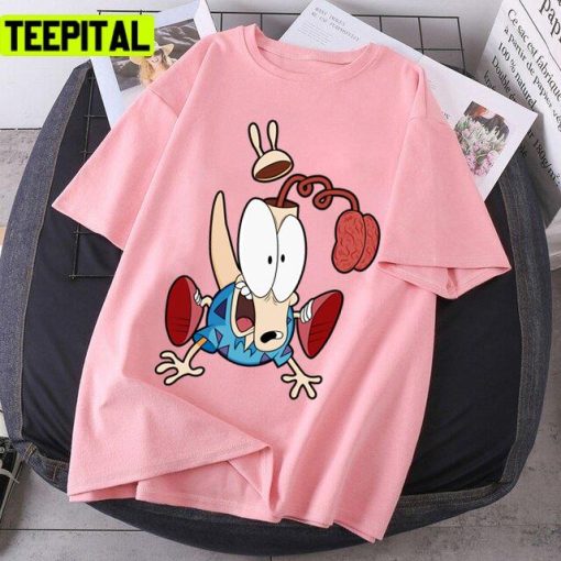 Cute Cartoon Rocko’s Modern Life Design Unisex T-Shirt