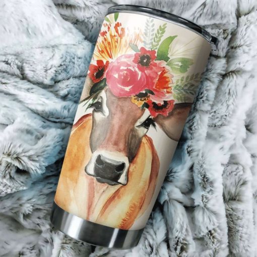 Cute Cow Stainless Steel Cup