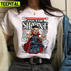 Cute Dr Strange Retro Comic Illustration Unisex T-Shirt