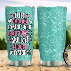 Cute Enough to Stop Your Heart Stainless Steel Cup