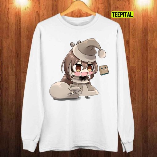 Cute Nanashi Mumei Processing Loading Peeker En Hololive Holocouncil Unisex T-Shirt