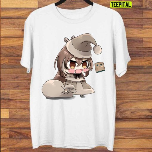 Cute Nanashi Mumei Processing Loading Peeker En Hololive Holocouncil Unisex T-Shirt