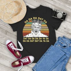 Da Da Da Dat Da King George Retro Sunset Vintage T-Shirt