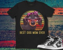 Dachshund Dog Best Dog Mom Ever Best Mom Mothers Day Gift For Mom T-Shirt