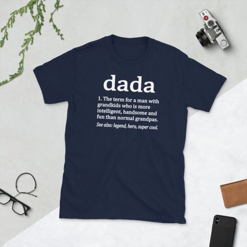 Dada The Term For A Man With Grandkids Happy Father’s Day Unisex T-Shirt