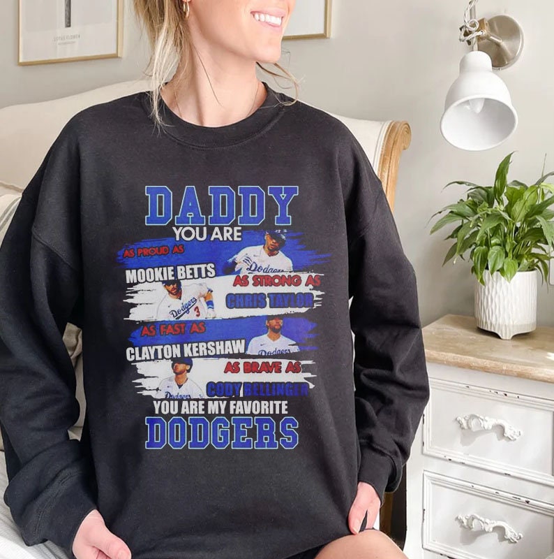 Daddy You Are My Favorite Dodgers Happy Father's Day Unisex T-Shirt