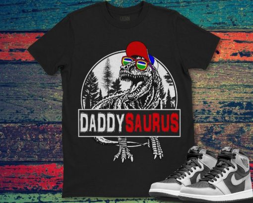 Daddysaurus Daddy Dinosaur T-Rex Poster Fathers Day T-Shirt