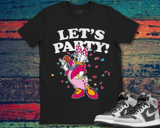 Daisy Duck Lets Party Birthday Unisex Gift T-Shirt