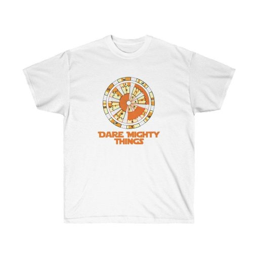 Dare Mighty Things Perseverance Mars Rover Landing Pattern Unisex Ultra Cotton Tee Shirt