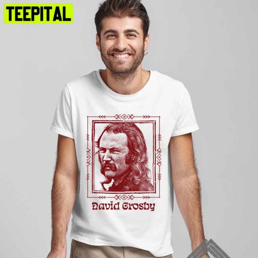 David Crosby Retro Faded Style Fan Design Unisex T-Shirt