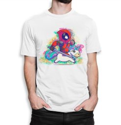 Deadpool Riding A Unicorn T-Shirt