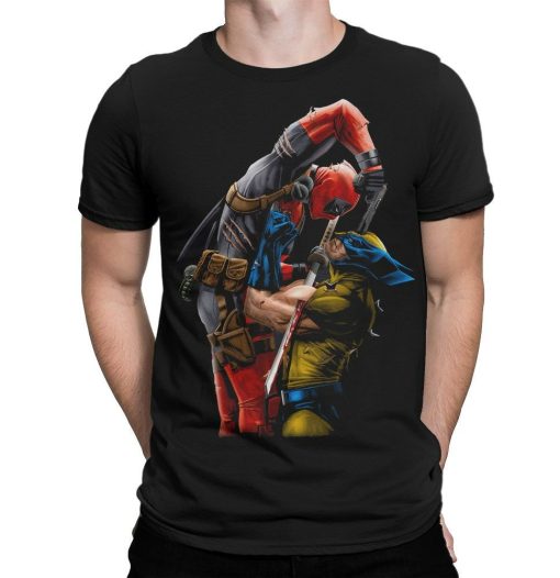 Deadpool vs Wolverine T-Shirt