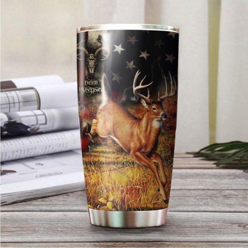 Deer Hunting Camo Stainless Steel Cup