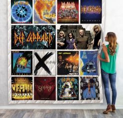 Def Leppard Albums Quilt Blanket