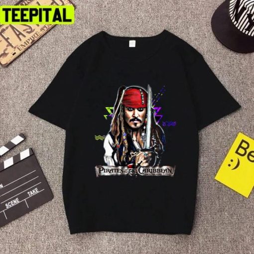 Design Of Captain Jack Sparrow Graphic Johnny Depp Unisex T-Shirt