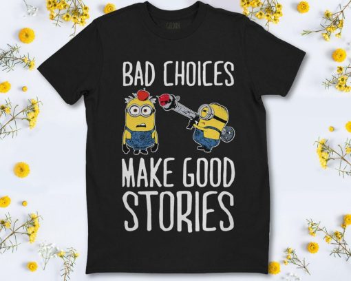 Despicable Me Minions Humor Good Stories Graphic T-Shirt