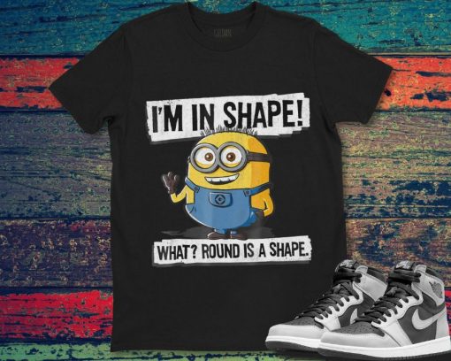 Despicable Me Minions Round Is A Shape Bob Graphic Unisex Gift T-Shirt