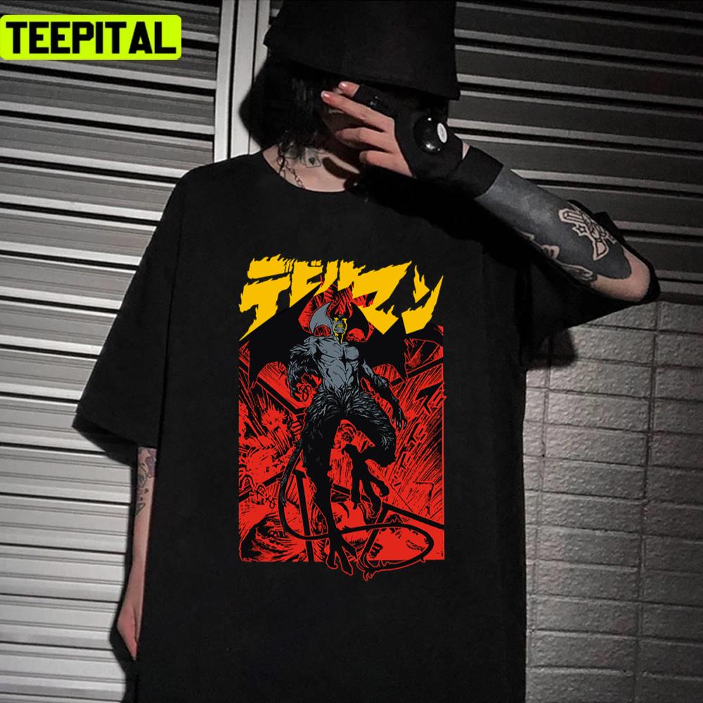 Devil Man Cry Baby Retro Comic Design Unisex T-Shirt