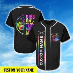 Dibs On The Drummer Custom Personalized Name Baseball Jersey