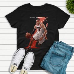 Digital Design Allen Iverson Philadelphia 76ers NBA Basketball Unisex T-Shirt