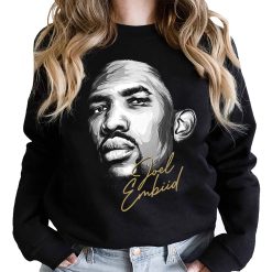 Digital Joel Embiid Signature Philadelphia 76ers Nba Basketball Unisex Sweatshirt