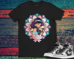 Disney Aladdin Jasmine Stained Glass Lotus Graphic T-Shirt