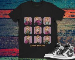 Disney Anna Moods Box Up Funny Frozen Unisex T-Shirt