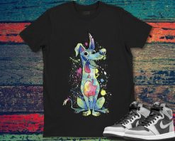 Disney Coco Dante Watercolor Splatter Graphic T-Shirt