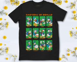 Disney Donald Emotions Of Donald Duck Funny Box Up Unisex T-Shirt