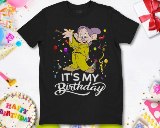 Disney Dopey Dwarf Its My Birthday Dopey T-Shirt