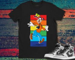 Disney Goofy Rainbow Funny Unisex Gift T-Shirt