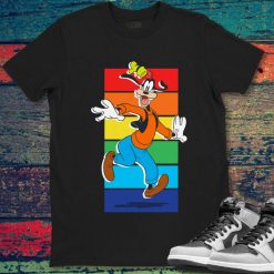 Disney Goofy Rainbow Funny Unisex Gift T-Shirt