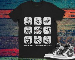 Disney Jack Skellington Moods Box Up Funny Unisex T-Shirt