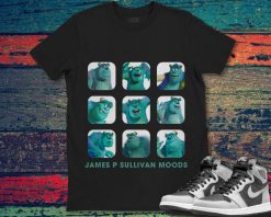 Disney James P Sullivan Moods Cute Face Box Up Monster Sully Unisex T-Shirt