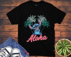 Disney Lilo and Stitch Aloha Unisex Gift T-Shirt