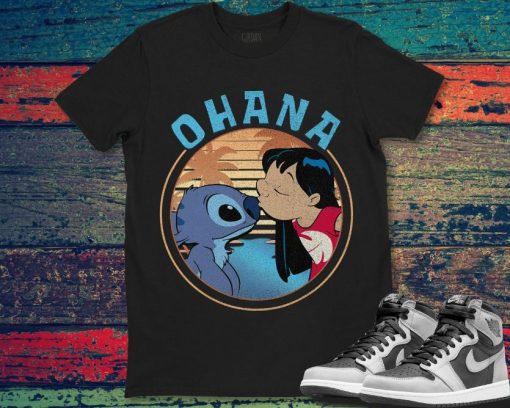 Disney Lilo and Stitch Ohana Portrait T-Shirt