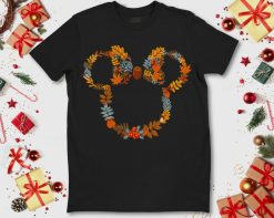 Disney Mickey And Friends Autumn Foliage Mickey Ears T-Shirt