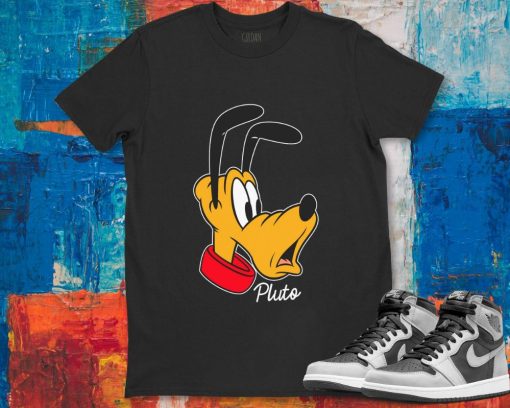 Disney Mickey And Friends Pluto Big Face Long Unisex Gift T-Shirt