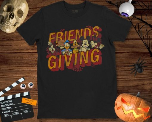 Disney Mickey And Friends Thanksgiving Friendsgiving Feast Unisex Gift T-Shirt