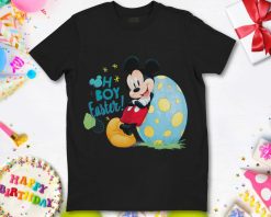 Disney Mickey Mouse Oh Boy Easter Eggs Happy Easter Basket T-Shirt